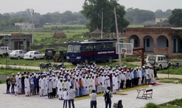 Eid al-fitr, ramadan, holy month of ramadan, ramzan, mosque, eid namaz, ballabhgarh riots, atali riots, communal riots, communal tension, india news, news