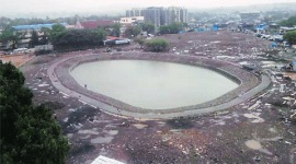 pond-2 mumbai pond, pond reappear, kalina pond, mumbai news, maharashtra news, Indian Express