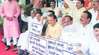 WCD, Pankaja Munde, house adjourned, Vinod Tawde, fake engineering degree., mumbai news, Indian Express