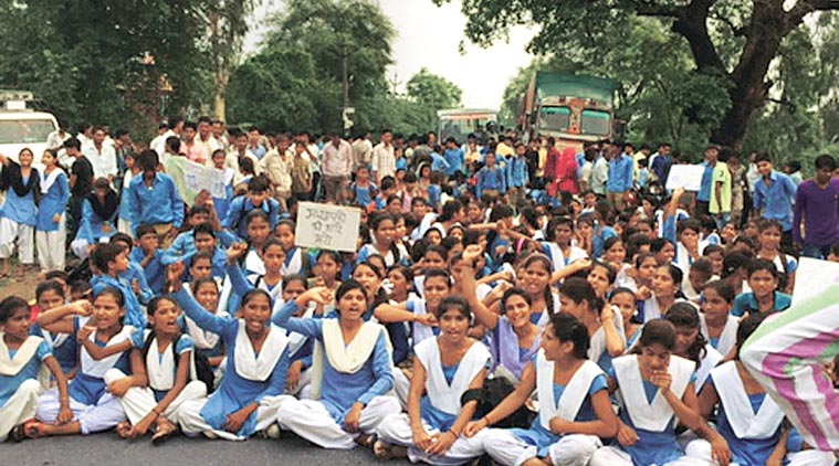 2 teachers, 12 classes, they want more. (Source: Express photo by Vandita Mishra)