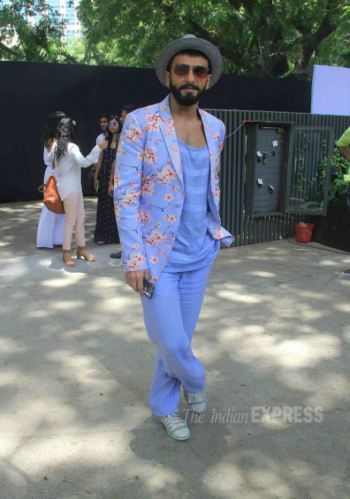 Ranveer Singh picks a quirky floral printed co-ord set and unique