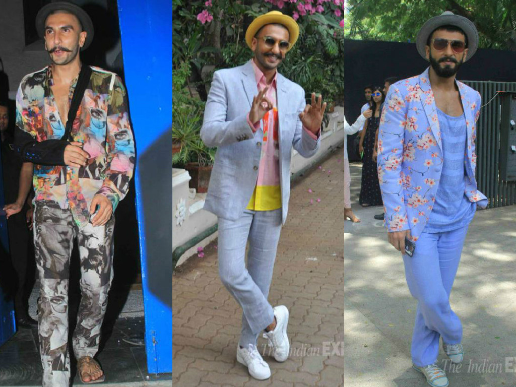Pic: Ranveer Singh makes a bold fashion statement at airport - Bollywood.com