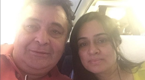 Rishi Kapoor, Padmini Kolhapure fly together ‘after years’