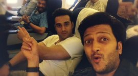 Riteish Deshmukh, Pulkit Samrat, bangistan, Riteish Deshmukh bangistan, Pulkit Samrat bangistan, actor Riteish Deshmukh, actor Pulkit Samrat, Riteish Deshmukh Pulkit Samrat, bangistan movie, bangistan promotions, entertainment news