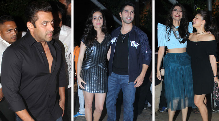 Salman, Sonam, Kangana and a bevy of Bollywood stars attend Varun ...