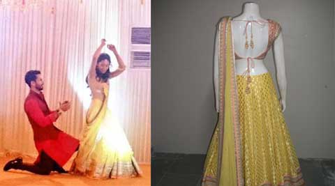 Shahid Kapoor S Wife Mira Rajput Flaunted Anita Dongre S Lehenga For Sangeet Entertainment News The Indian Express