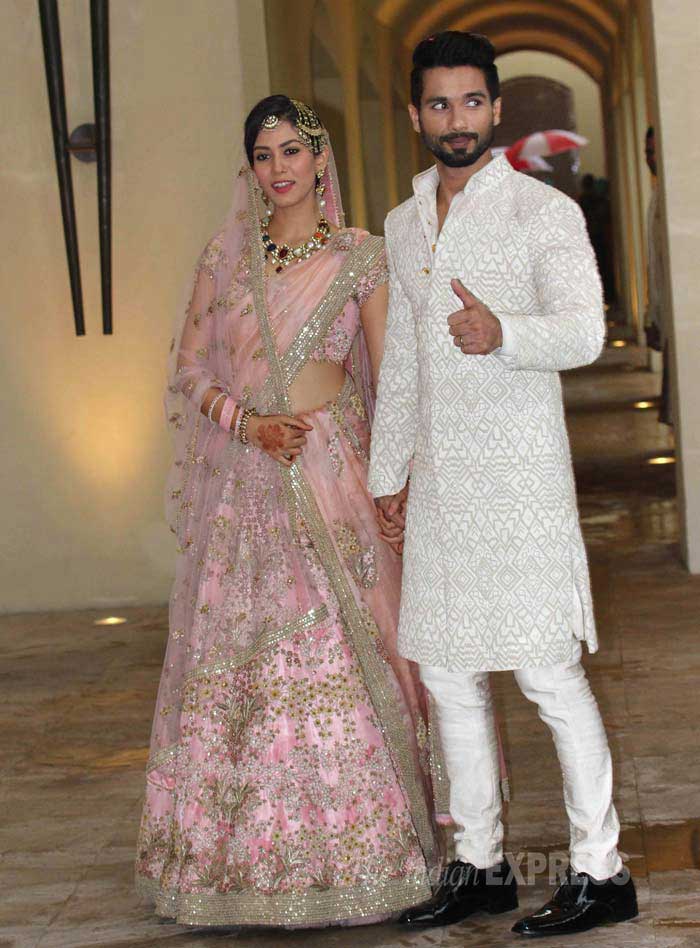 Inside Shahid Kapoor Mira Rajputs Royal Reception In Gurgaon