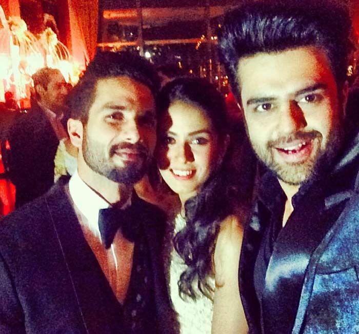Shahid Kapoor, Mira Rajput, Manish Paul