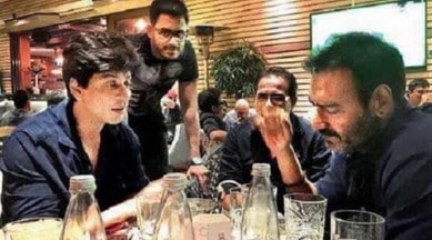 Xx Xx Xx Xx Video Kajol Ajay Devgan - Shah Rukh Khan and I are just colleagues, not good friends: Ajay Devgn |  Entertainment News,The Indian Express
