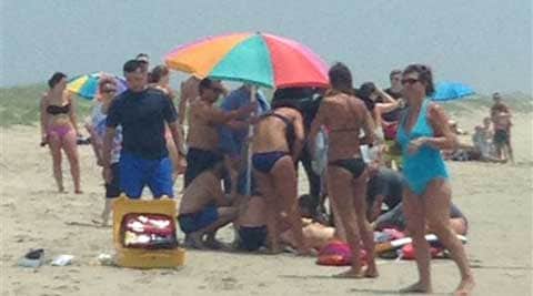 In seventh attack in three weeks, shark bites man in north Carolina