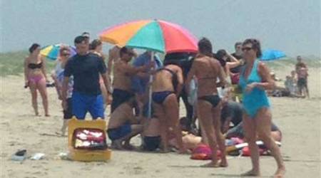 Shark attack, Shark bite, US shark attack, North Carolina Shark attack, Australia shark attack, Beach shark attack, North Carolina beach attack, US beach attack, Australia beach attack, beach attack, Australia news, North Carolina news, US news, America news, World news, International news,