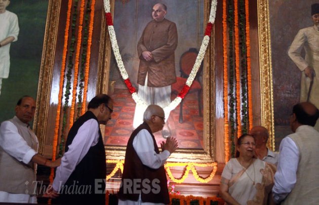 Narendra Modi, Arvind Kejriwal, Syama Prasad Mookerjee, Rajnath Singh, Arun Jaitley, L K Advani, Sumitra Mahajan, Satish Upadhyay, Vijay Goel, Ramesh Bidhuri, Ram Madhav, Ajay Maken, Congress protest against Kejriwal, Delhi Rains, heavy rains in delhi, Syama Prasad Mookerjee Birth Anniversary, AAP, Delhi News