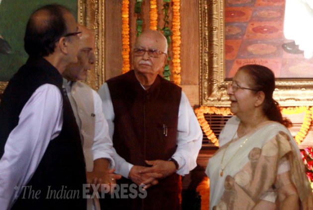 Narendra Modi, Arvind Kejriwal, Syama Prasad Mookerjee, Rajnath Singh, Arun Jaitley, L K Advani, Sumitra Mahajan, Satish Upadhyay, Vijay Goel, Ramesh Bidhuri, Ram Madhav, Ajay Maken, Congress protest against Kejriwal, Delhi Rains, heavy rains in delhi, Syama Prasad Mookerjee Birth Anniversary, AAP, Delhi News