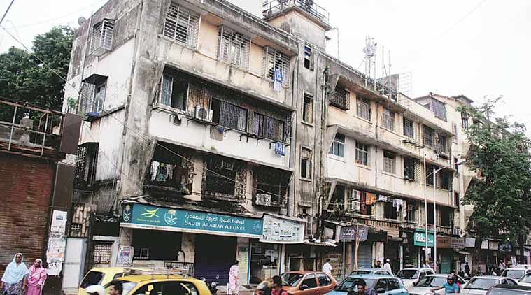 The Bismillah building in Mahim, where eldest brother Suleman and his mother Hanifa now live. (Source: Express photo by Pradip Das)