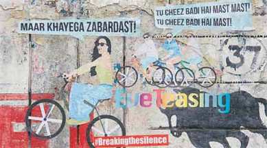 Jheel Garodia, bollywood inspired posters, #breakingthe silience campaign, posters against social taboo, #breakingthesilence, Raffles Design International, Mumbai murals, Mumbai street art, Mumbai posters, Mumbai news, Maharshatra news, India news