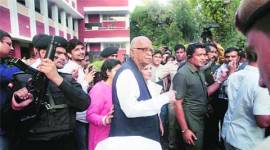 advani-2 L K advani, Delhi unviersity, Hansraj college, independence day movement, The Indian Independence Movement and Youth, BJP, BJP L K Adavani, delhi news, indian express