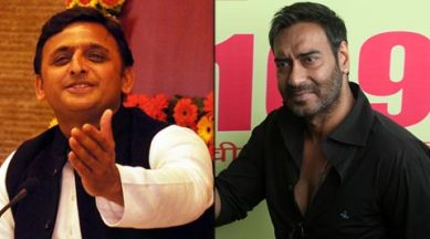 ajay devgn, drishyam, akhilesh yadav, shriya saran, tabu, drishyam movie, drishyam tax free, ajay devgn akhilesh yadav, ajay devgn drishyam, entertainment news