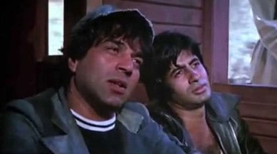 sholay, amitabh bachchan, big b, dharmendra, sholay movie, 40 years of sholay, sholay completes 40 years, amitabh bachchan sholay, dharmendra sholay, sholay pics, jai, veeru, entertainment news