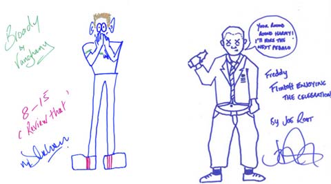 Ashes: England’s Batch of 2005 and 2015 sketch for charity