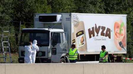 austria, austria migrants, austria migrants death, austria truck accident, european migrant crisis, europe news, world news, latest news