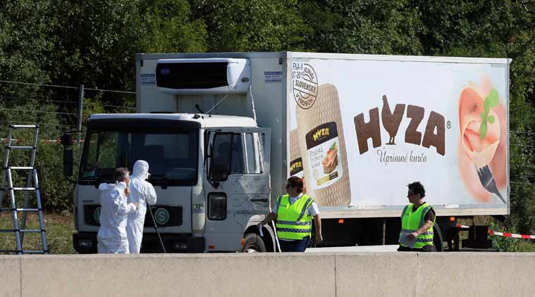 austria, austria migrants, austria migrants death, austria truck accident, european migrant crisis, europe news, world news, latest news