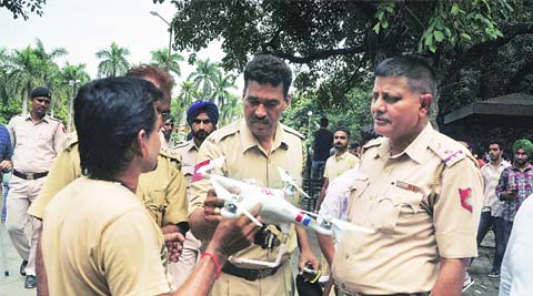 PU: Youth caught using drone to record election activities | Chandigarh ...
