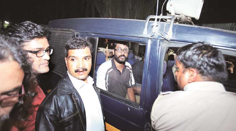 FTII, FTII protest, FTII arrest, FTII student arrest, FTII pune, ftii pune student arrest, gajendra chauhan, FTII news, IB ministry, IB news, FTII protesting students, pune news, indian express, latest news