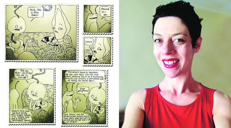 Nicki Greenberg, Illustrator Nicki, Australian Illustrator, Eat the sky, drink the oceanIndo-Australian collaborative book, Talk