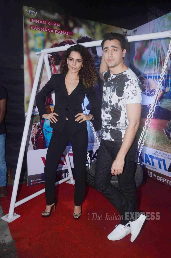 Kangana Ranaut, Imran Khan, Katti Batti, Kangana Imran, Kangana Ranaut Katti Batti, Katti Batti promotions, Katti Batti Kangana, Imran Khan Katti Batti