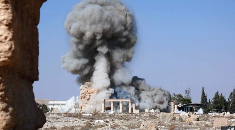 Islamic State, Palmyra, ISlamic State Palmyra, IS Palmyra, IS Palmyra temple, IS Syria temple, Baal Shamin, World news 