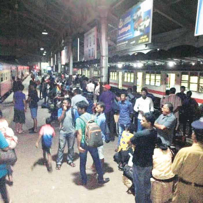Many passengers took the train to Jaffna on August 17 to cast their vote in the parliamentary election. (Source: Express Photo by Nirupama Subramanian)