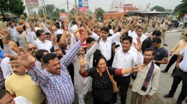 AIIMS row, jammu aiims row, jammu aiims protest, aiims protest jammu, J&K aiims row, AIIMS, J&K news, India news, jammu and kashmir news, latest news, india news