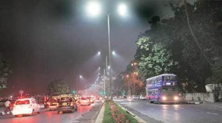 queen's necklace, queen's necklace mumbai, mumbai marine drive, mumbai marine drive lights, marine drive lights, marine drive, marine drive mumbai, city news, mumbai news, indian express