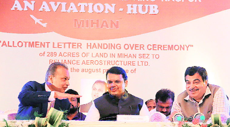 Anil Ambani RAL, RAL, defence aviation, PM Narendra Modi, Modi Make in India, defence aviation in mihan, mumbai nes, nagpur news, indian express