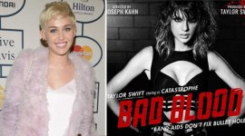miley cyrus, taylor swift, bad blood, singer miley cyrus, mily cyrus taylor swift, taylor swift bad blood, entertainment news