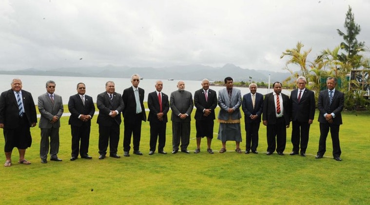 1st meeting of Forum for India-Pacific Islands Cooperation in Fiji. Climate Change, Development Cooperation in focus. (Source: @MEAIndia/Twitter)
