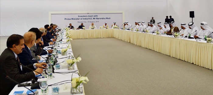 Narendra Modi, Modi in uae, Narendra Modi second day UAE, Narendra Modi UAE visit pics, Modi UAE day one pics, Modi UAE day two pics, modi second day in UAE, Modi UAE visit day 2, Modi investors meet, Narendra Modi in UAE, modi, modi uae, uae, pm modi, pm modi uae, uae modi, narendra modi uae, uae narendra modi, modi news, Modi UAE visit pictures, uae news, india news, indian express