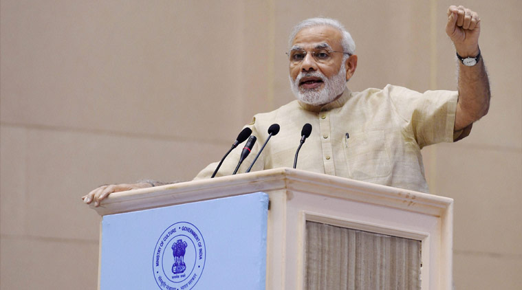 Modi tried to invoke soft-power diplomacy between the two countries tied by a special bond of culture, history, religion and civilisation. (Source: PTI photo)