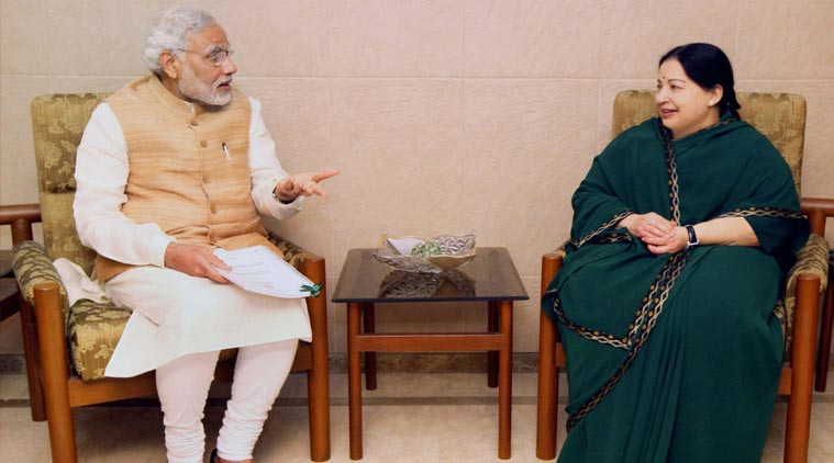 Narendra Modi, Jayalalithaa, Modi Jaya meeting, Modi jayalalithaa meeting, Handloom Day, Modi handloom day, modi handloom day speech, modi news, modi jayalalithaa