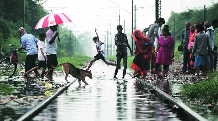 monsoon, delhi monsoon, delhi weather, heavy rainfall, delhi heavy rianfall, delhi news, MET, indian express