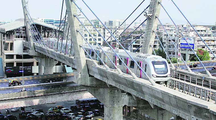 mumbai metro, MMRC, mumbai metro 3, metro 3 stations, metro 3 stations construction, mumbai local news, indian express news