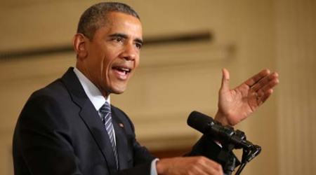 President Barack Obama speaks about his Clean Power Plan in the East Room of the White House. AP Photo