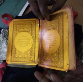 ancient Quran, gold coated Quran, Mughal era Quran, Mysore gold coated Quran, indian archeology, Karnataka news, Mysore news, india news, nation news