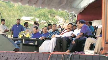 Mahinda Rajapaksa, Sirisena, sri lanka presidential election, sri lanka election campaign, sri lanka, Wasim Thajudeen charred body, Wasim Thajudeen accident, Indian express