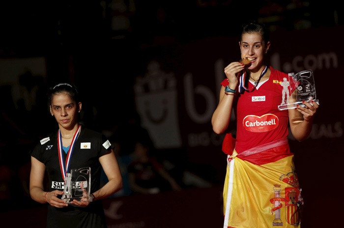 saina nehwal, saina nehwal badminton, saina nehwal score, saina nehwal final, saina nehwal photos, saina photos, saina nehwal vs carolina marin, marin, badminton championship, world championship, badminton photos, badminton