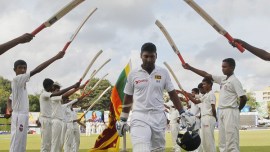 Kumar Sangakkara, Sangakkara, Sanga, India vs Sri Lanka, Ind vs SL, Kumar Sangakkara Sri Lanka, Sangakkara Sri Lanka, India tour of Sri Lanka, India vs Sri Lanka 2015, Kumar Sangakkara career, Sangakkara career, Kumar Sangakkara photos, Sangakkara images, Sangakkara wife, Sangakkara wife photos, cricket photos, India vs Sri Lanka photos, cricket