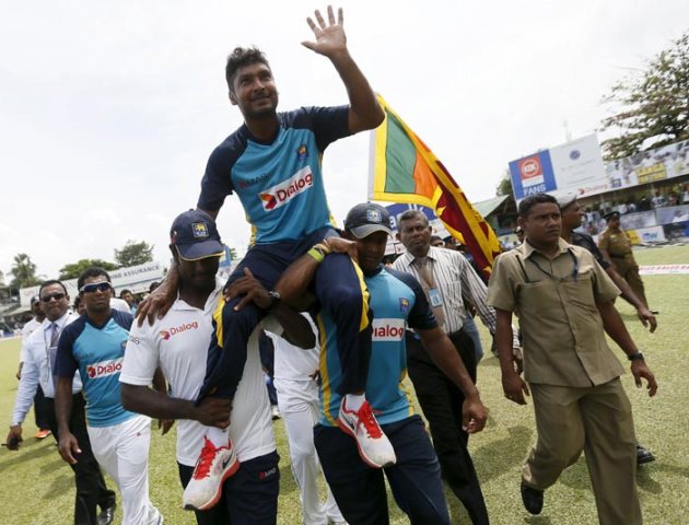 Kumar Sangakkara, Sangakkara, Sanga, India vs Sri Lanka, Ind vs SL, Kumar Sangakkara Sri Lanka, Sangakkara Sri Lanka, India tour of Sri Lanka, India vs Sri Lanka 2015, Kumar Sangakkara career, Sangakkara career, Kumar Sangakkara photos, Sangakkara images, Sangakkara wife, Sangakkara wife photos, cricket photos, India vs Sri Lanka photos, cricket