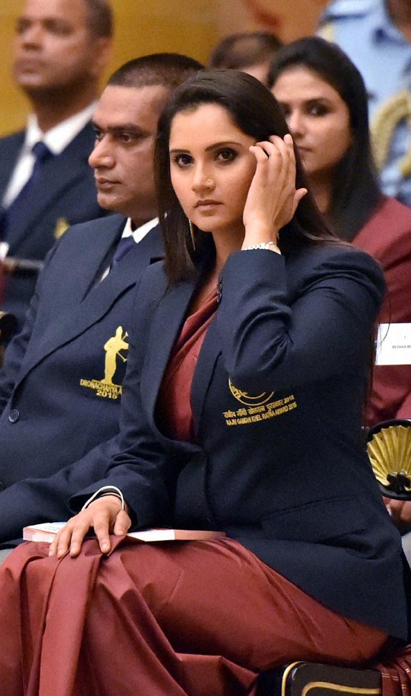 Sania Mirza, Sania Mirza photos, Sania Mirza images, Rajiv Gandhi Khel Ratna, Khel Ratna, Sania Mirza tennis, tennis photos, tennis