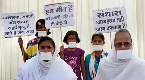 santhara, jain santhara, santhara death, santhara court case, santhara order, jain custom santhara, jain news, santhara news, jain santhara protest, rajasthan santhara, indian express editorial, ie editorial