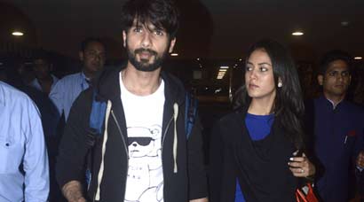 Shahid Kapoor, Mira Rajput back from London holiday | Entertainment ...